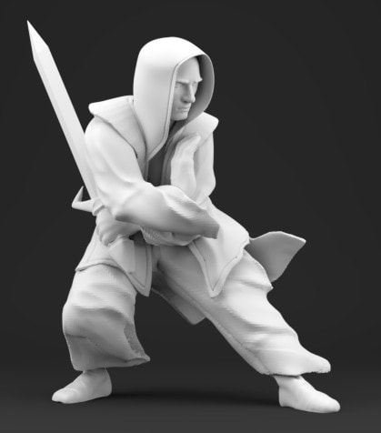 Fighter with Shortsword | MiniHoarder